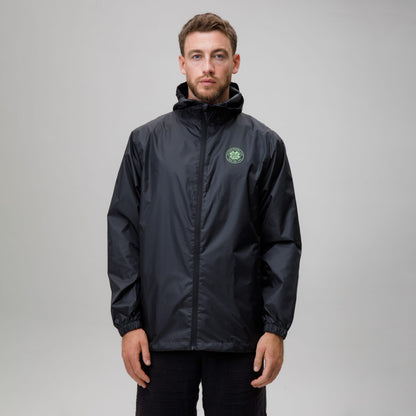 Celtic Crest Men's Black Packaway Jacket