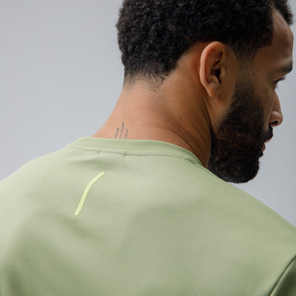 Celtic Crest Men's Front Panel White and Green T-Shirt