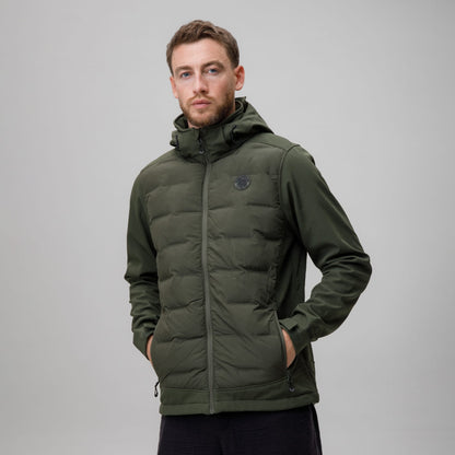 Celtic Crest Men's Hybrid Hooded Jacket