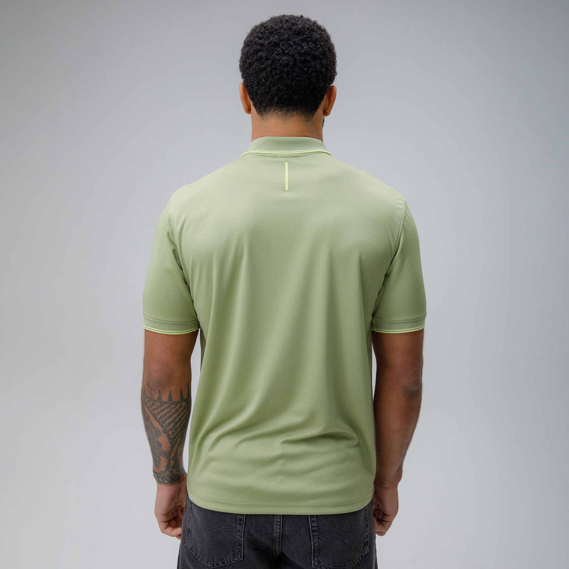 Celtic Crest Men's Khaki Polo Shirt