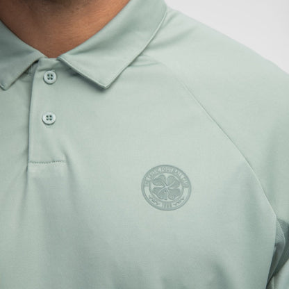 Celtic Crest Panel Poly Polo Shirt