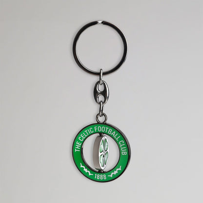 Celtic Crest Spinner Keyring