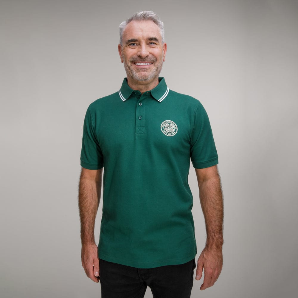 Celtic Essentials Dark Green Polo Shirt