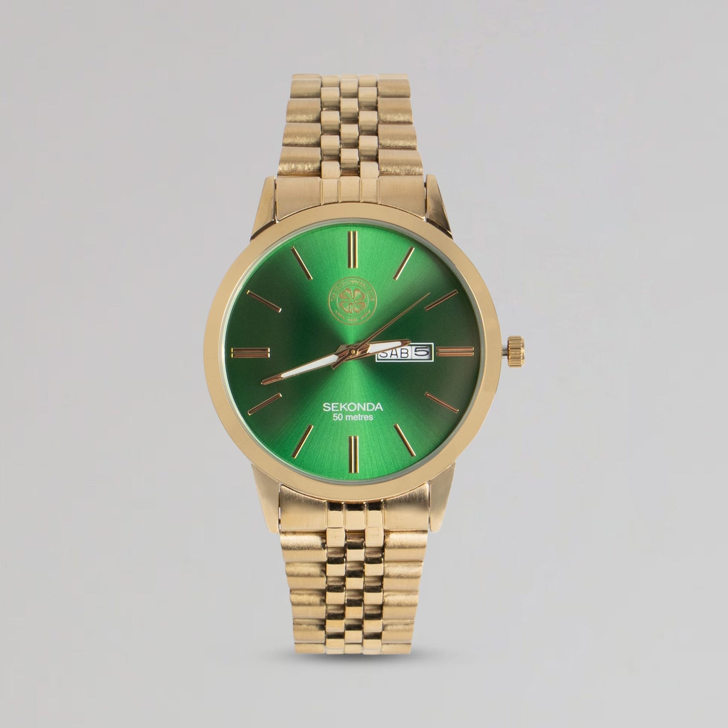 Celtic Gold Bracelet Strap Watch