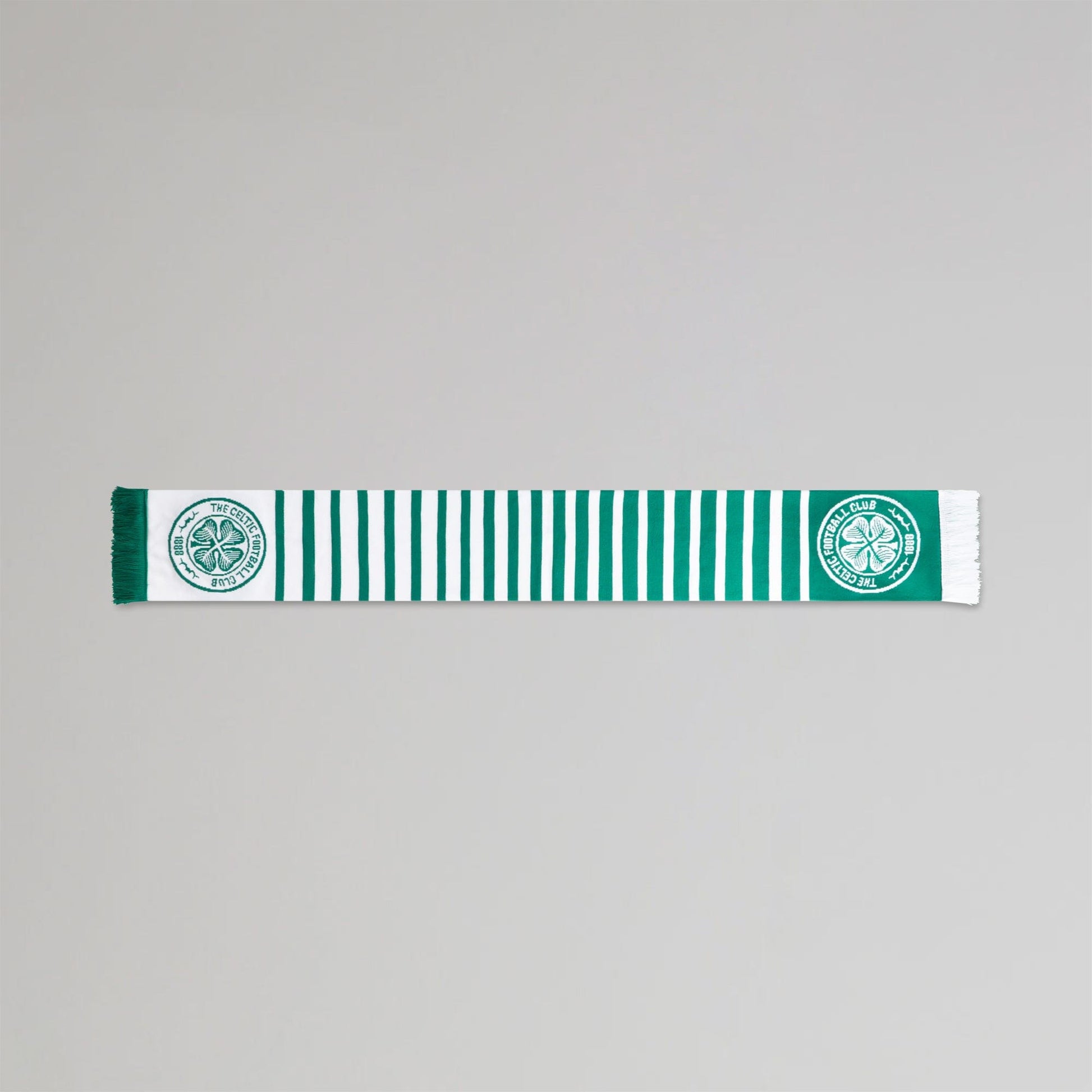 Celtic Green and White Gradient Scarf