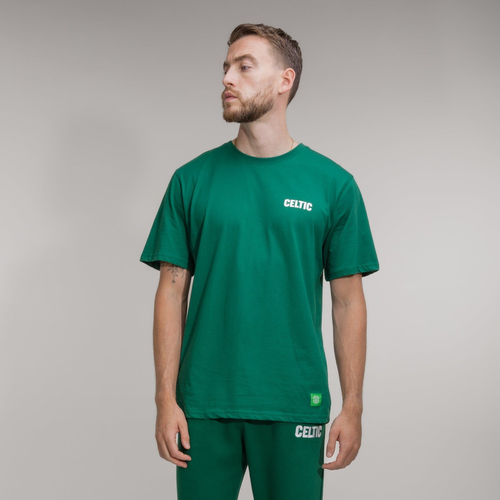 Celtic Green Back Text T-Shirt