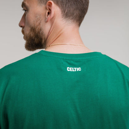 Celtic Green Front Text T-Shirt