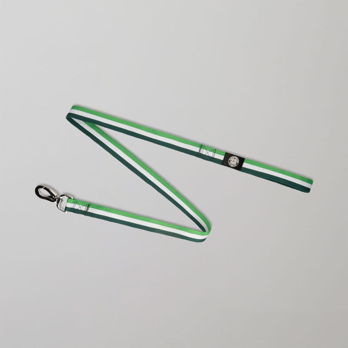 Celtic Green Stripe Dog Collar and Lead Set