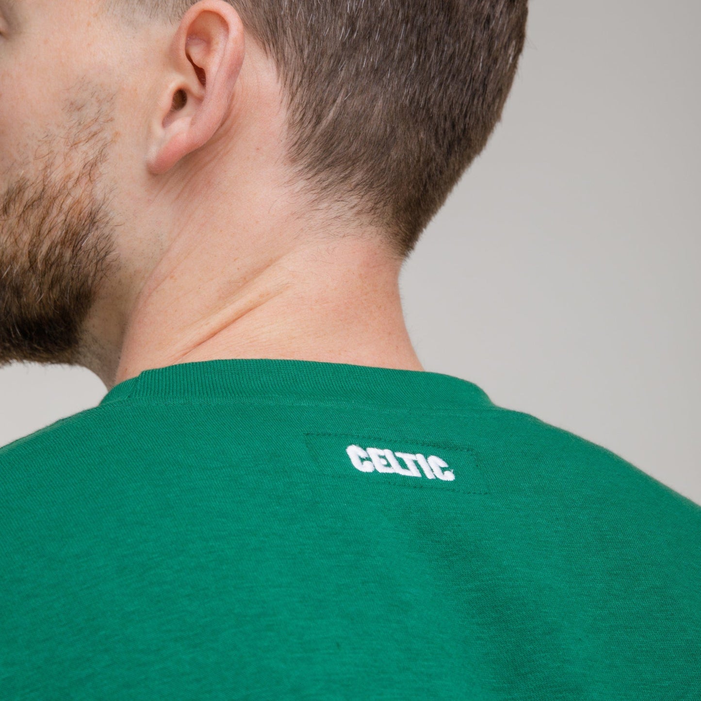 Celtic Green Text Crewneck Sweatshirt