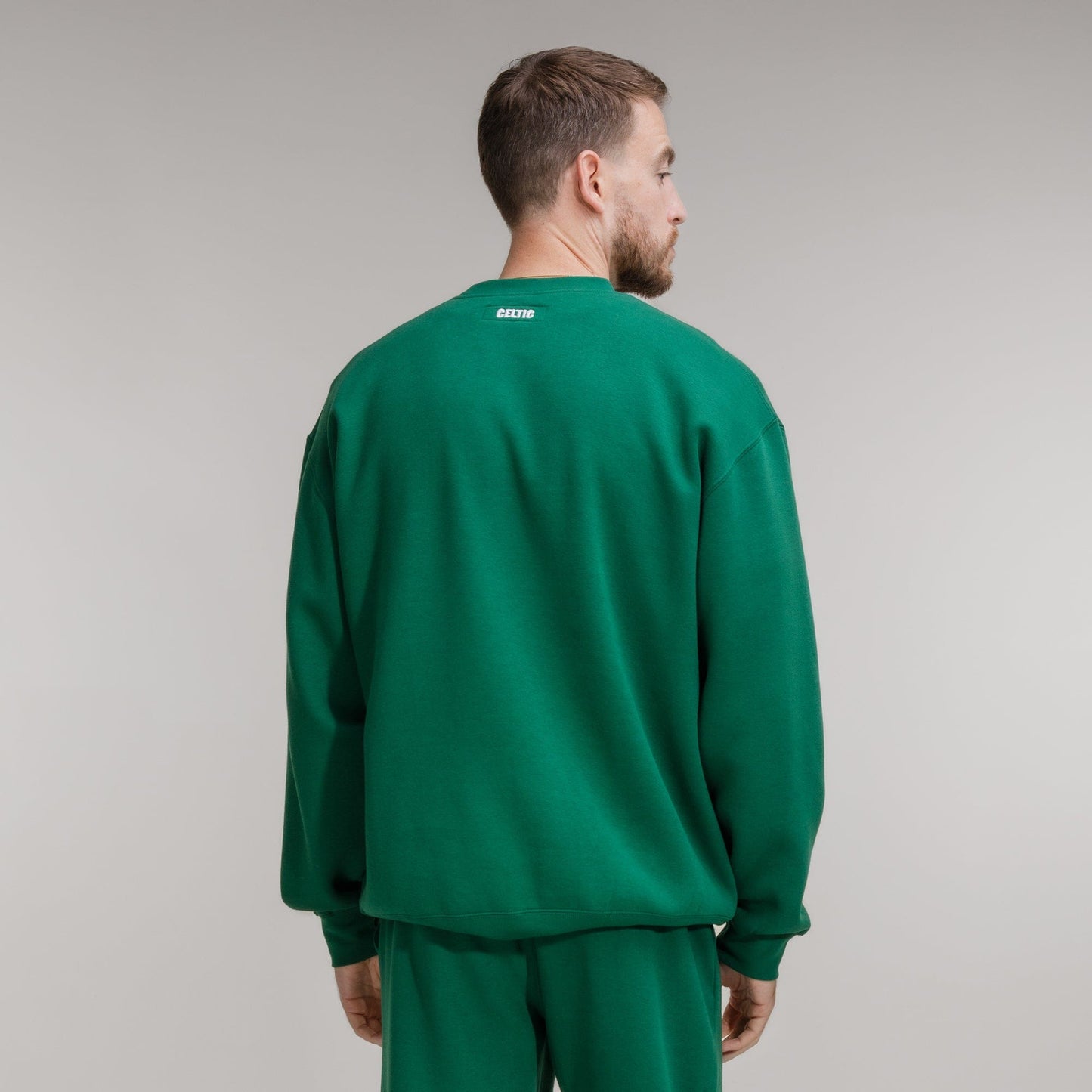 Celtic Green Text Crewneck Sweatshirt