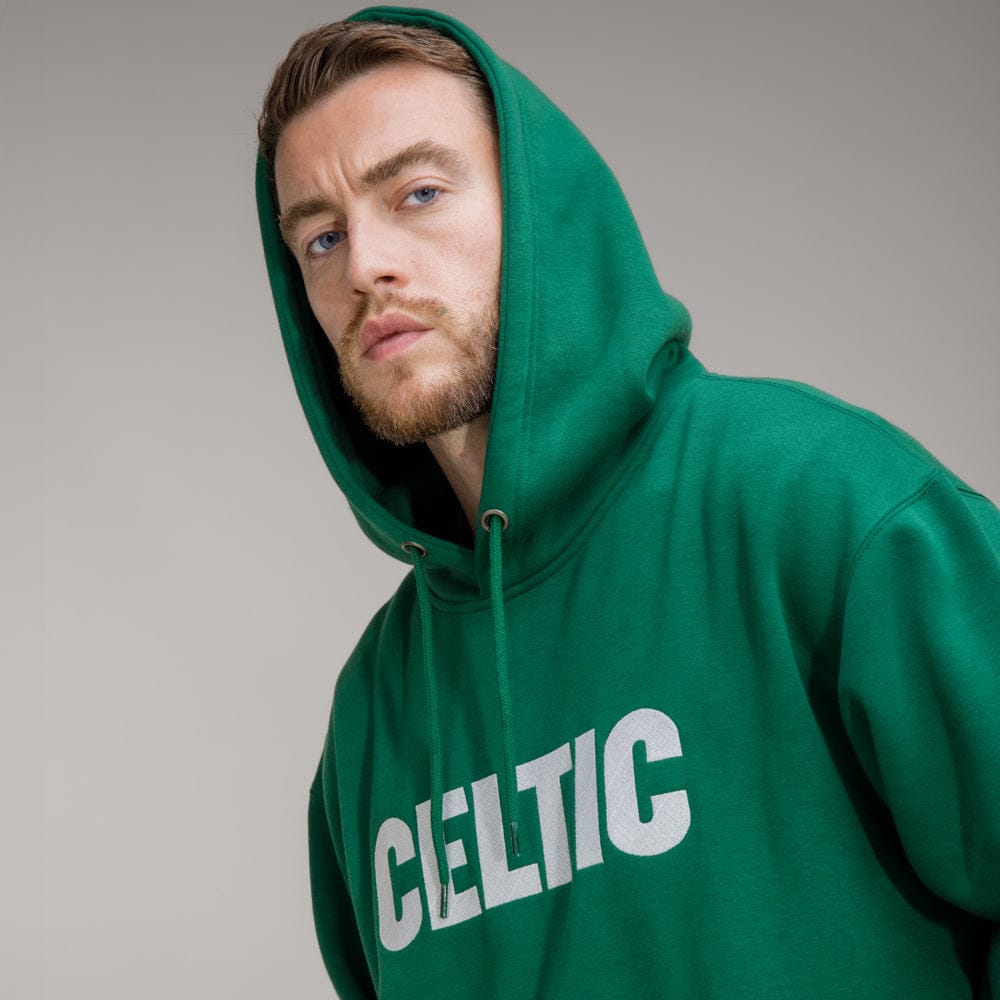 Celtic Green Text Hoodie