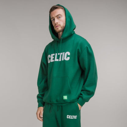 Celtic Green Text Hoodie