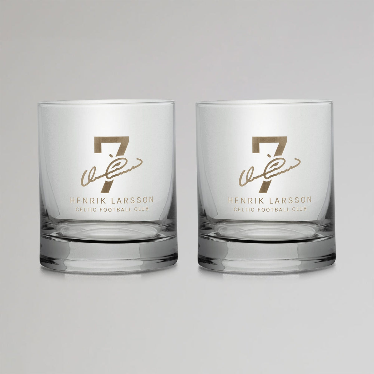 Celtic Henrik Larsson  Glencairn Whisky Glass Set