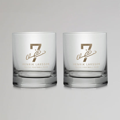 Celtic Henrik Larsson  Glencairn Whisky Glass Set