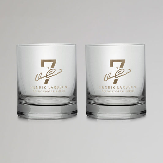 Celtic Henrik Larsson  Glencairn Whisky Glass Set