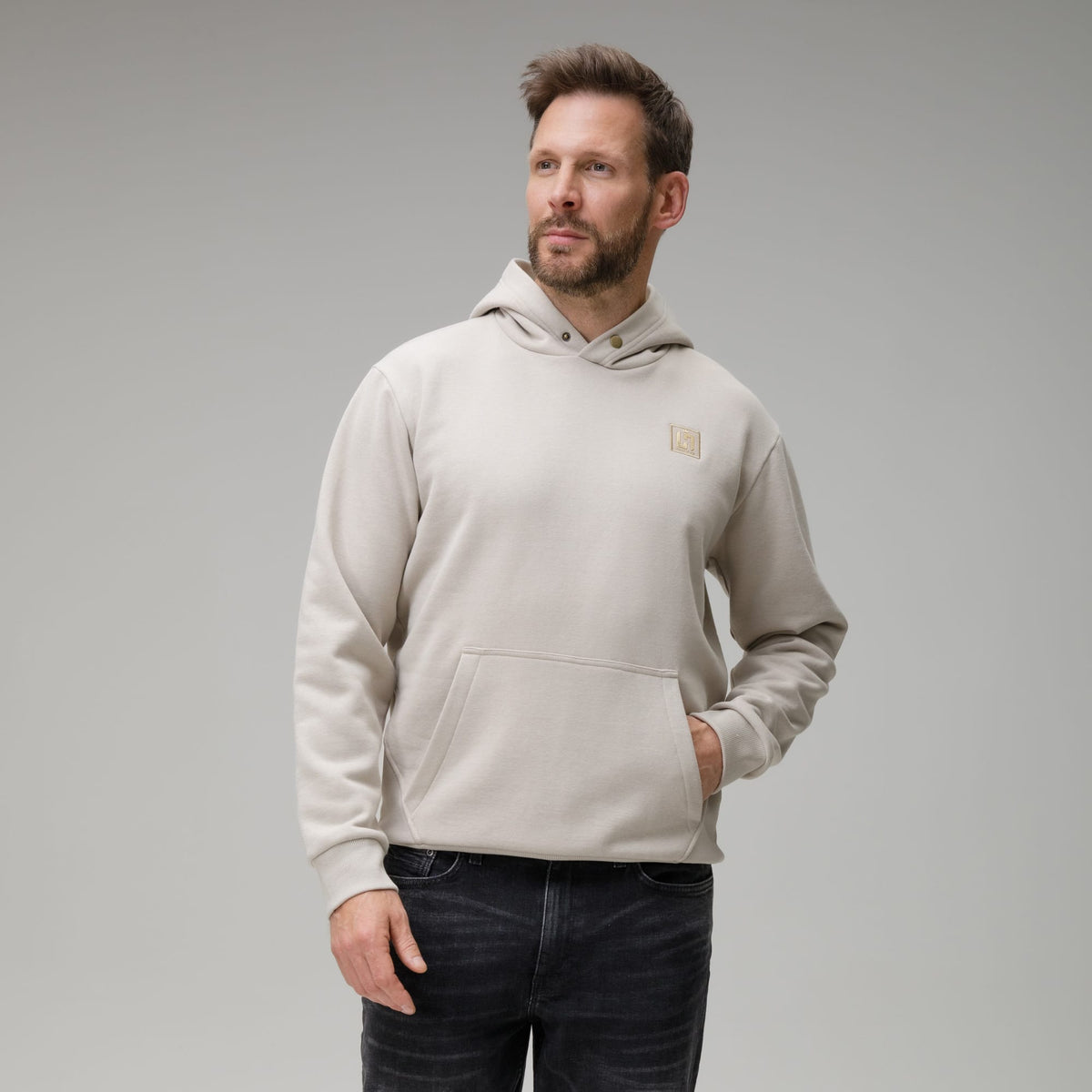 Celtic Henrik Larsson Men's Beige Hoodie