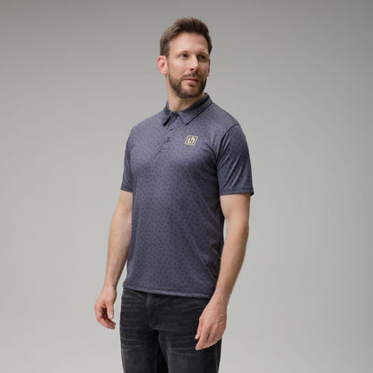 Celtic Henrik Larsson Men's Geometric Print Polo Shirt