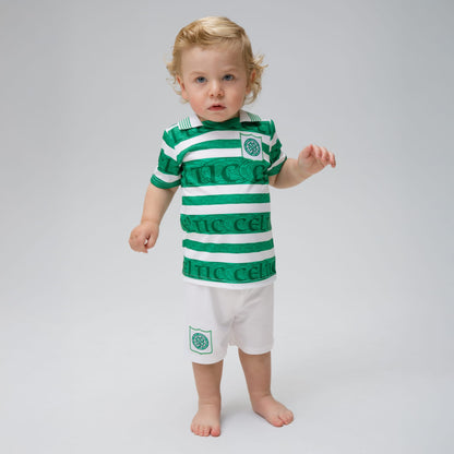 Celtic Infant 1996 Home T-Shirt and Shorts Set