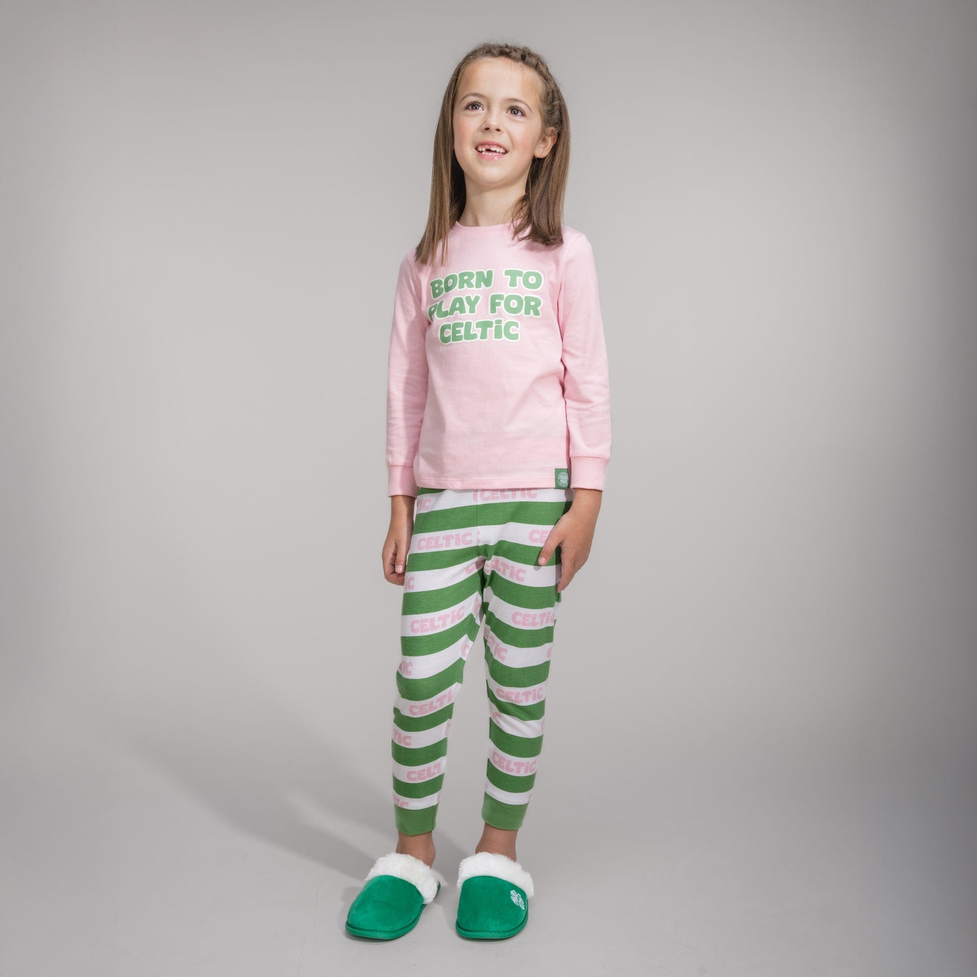 Celtic Infant Pink Born to Play Pyjamas – Official Celtic Store