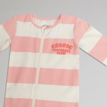 Celtic infant Pink Sleepsuit