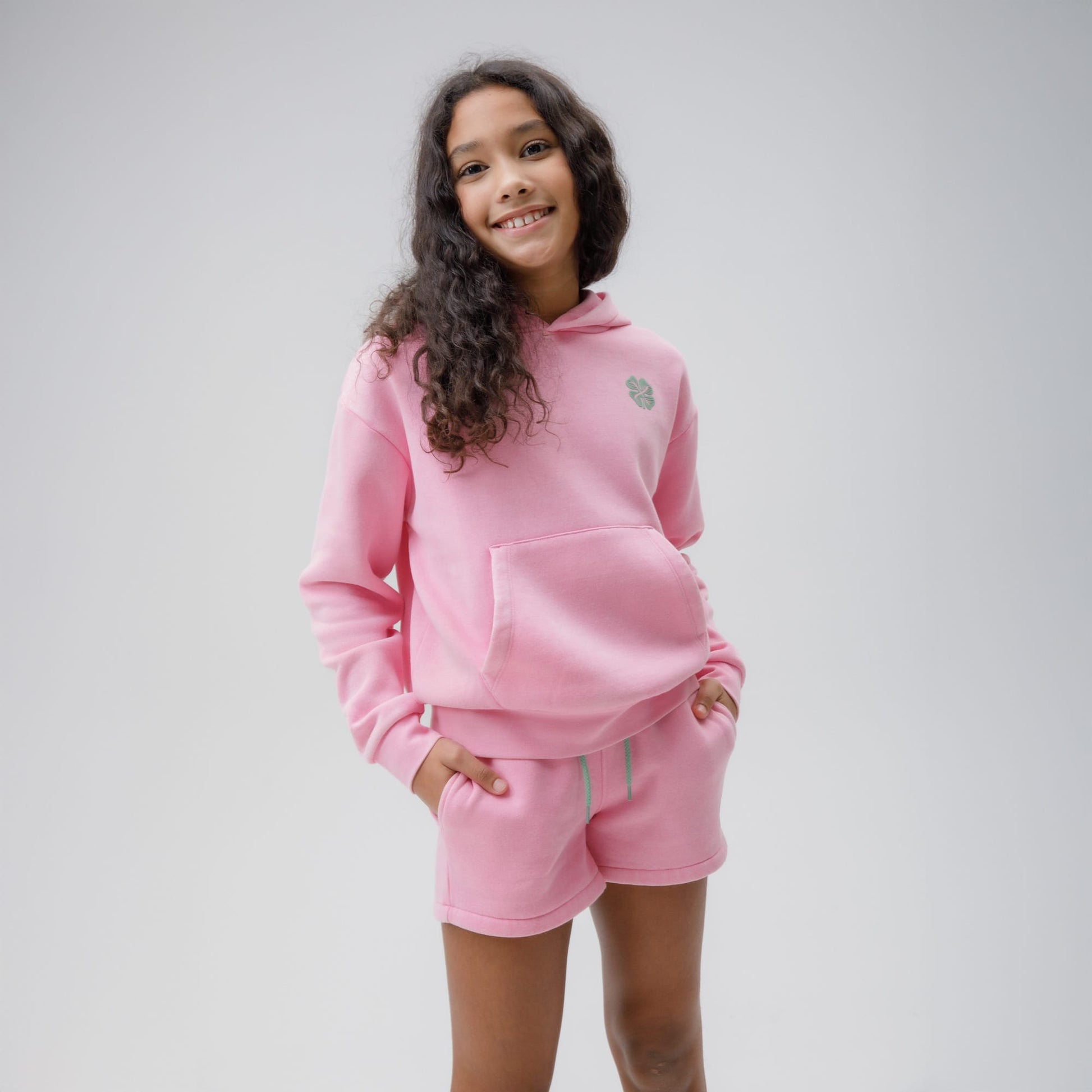 Celtic Junior Acid Wash Pink Shorts