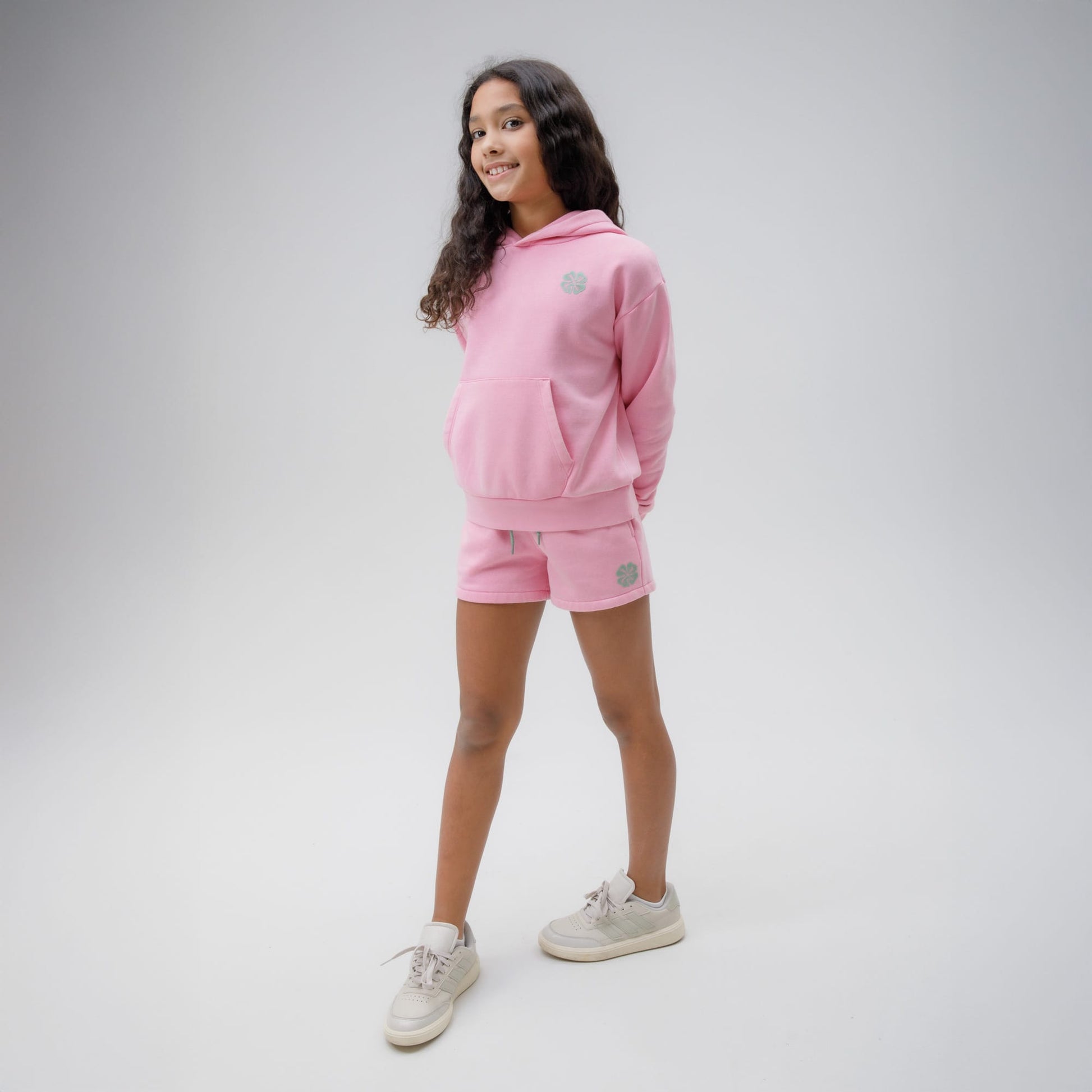 Celtic Junior Acid Wash Pink Shorts