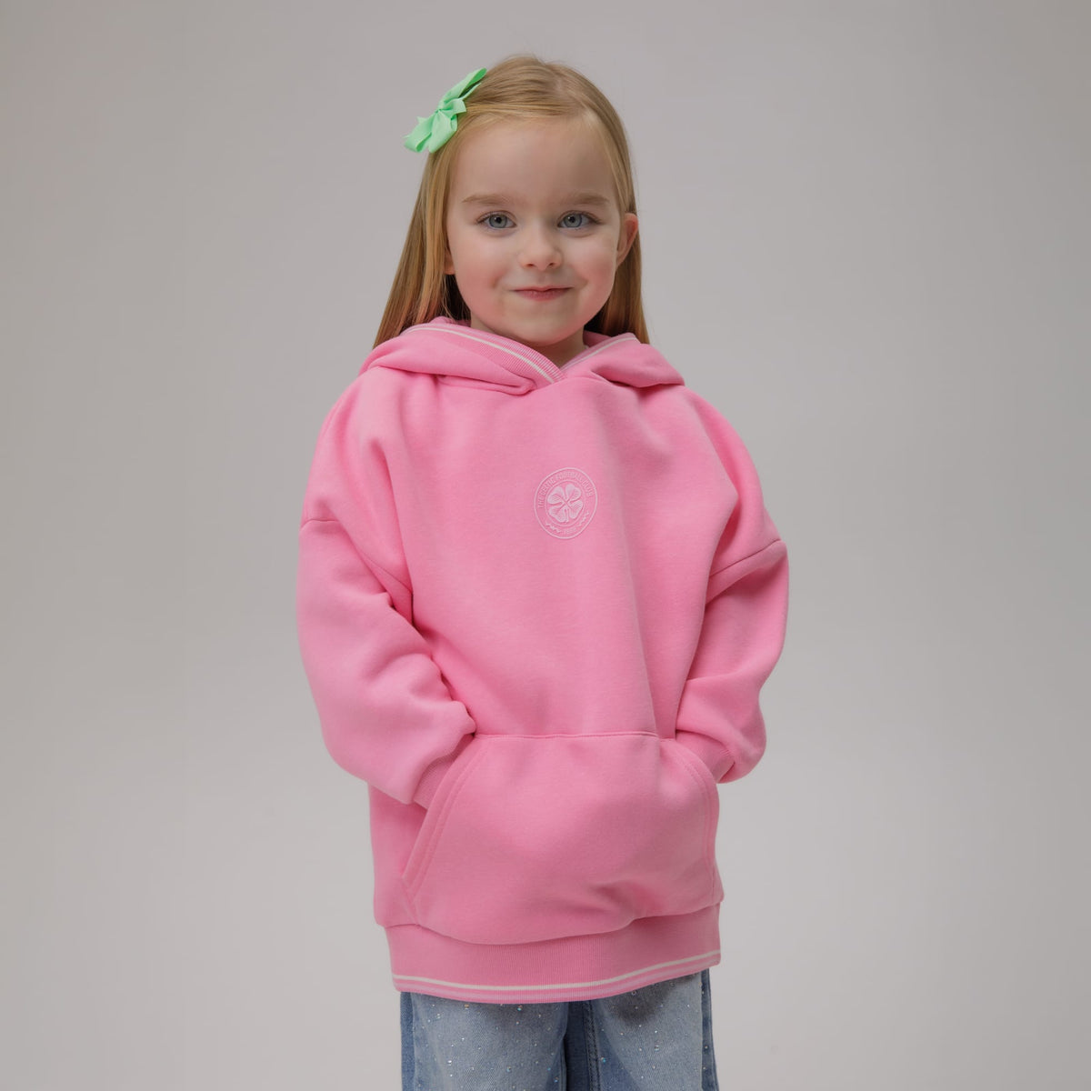 Celtic Junior Colourful Back Print Hoodie