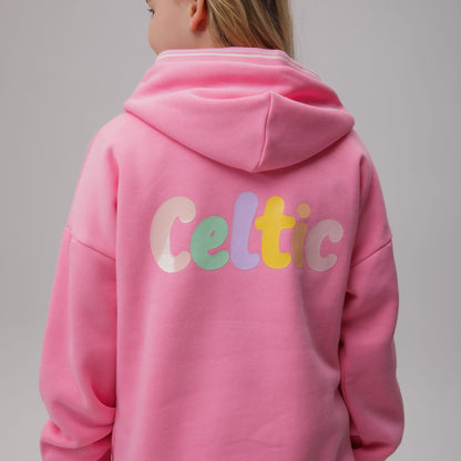Celtic Junior Colourful Back Print Hoodie