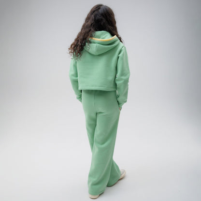 Celtic Junior Contrast Stripe Green Joggers