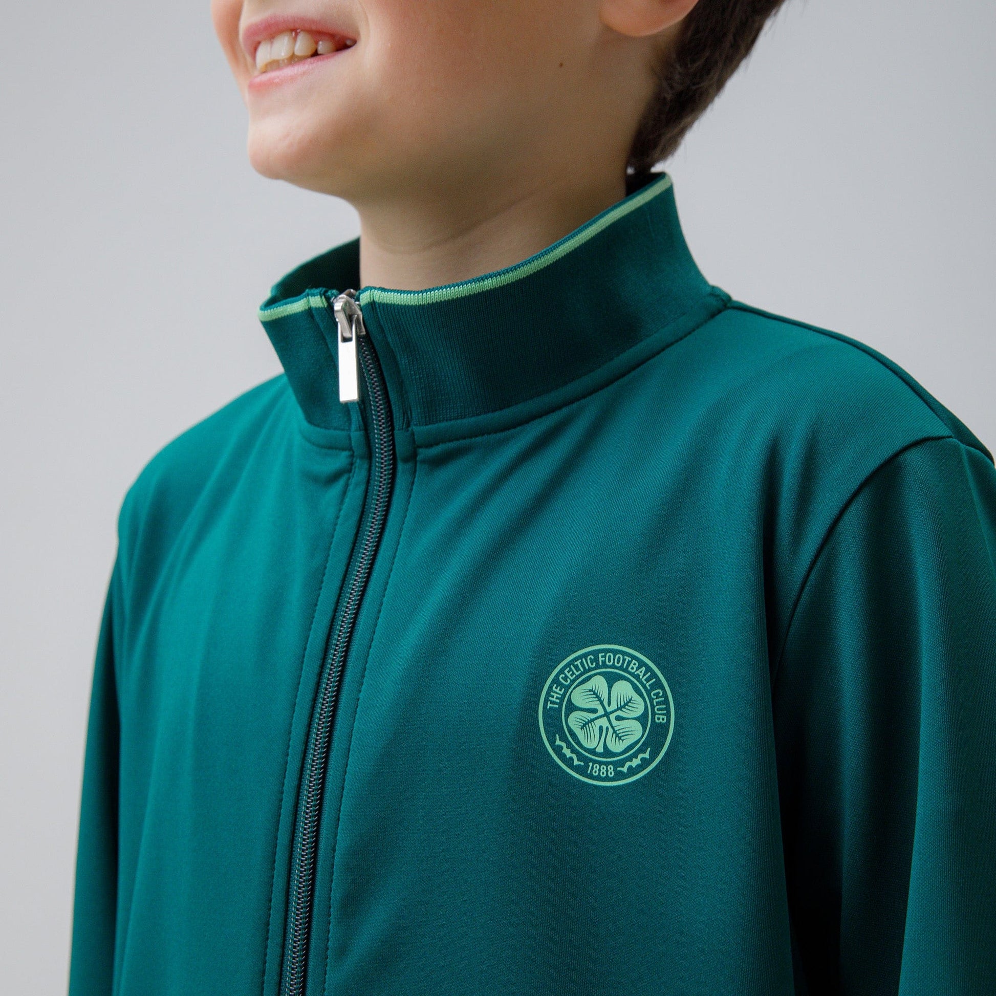Celtic Junior Dark Green Track Jacket