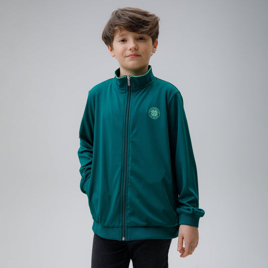Celtic Junior Dark Green Track Jacket
