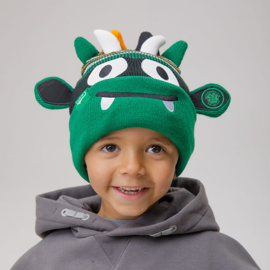 Celtic Junior Dinosaur Green Beanie