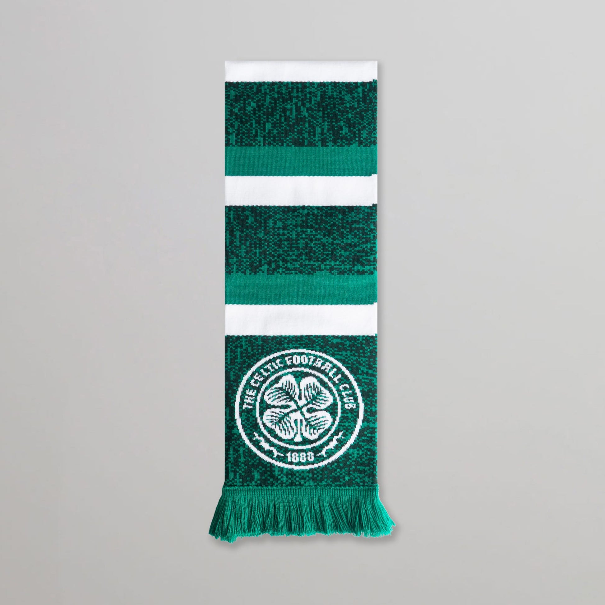Celtic Junior Green Hat and Scarf Set