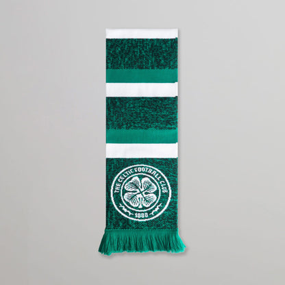 Celtic Junior Green Hat and Scarf Set