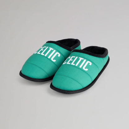 Celtic Junior Green Mule Slippers