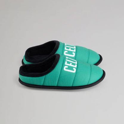 Celtic Junior Green Mule Slippers