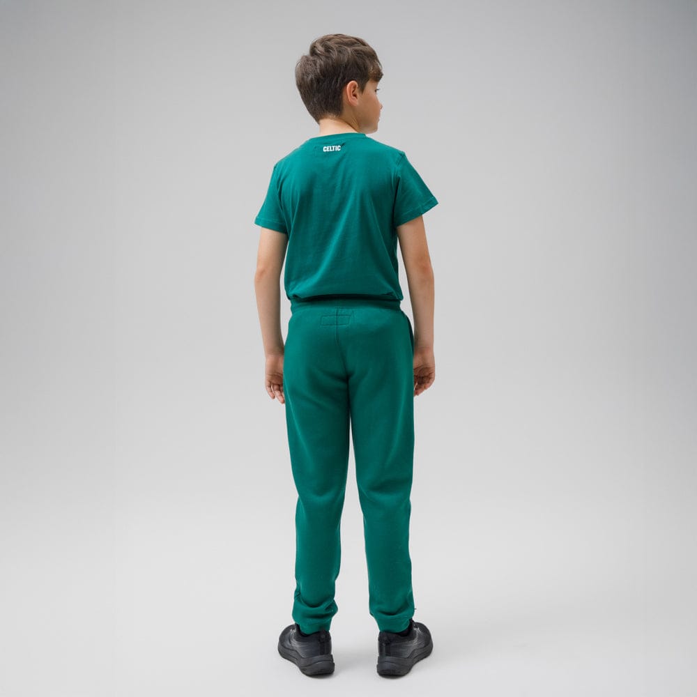 Celtic Junior Green Text Joggers
