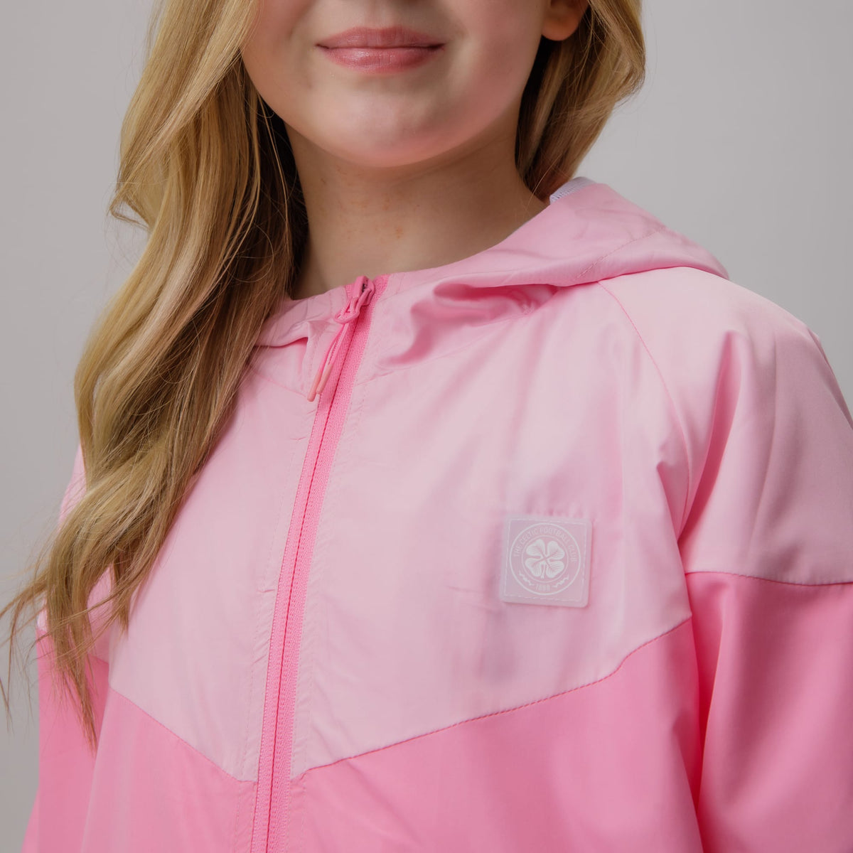 Celtic Junior Jacket Pink Windbreaker Jacket
