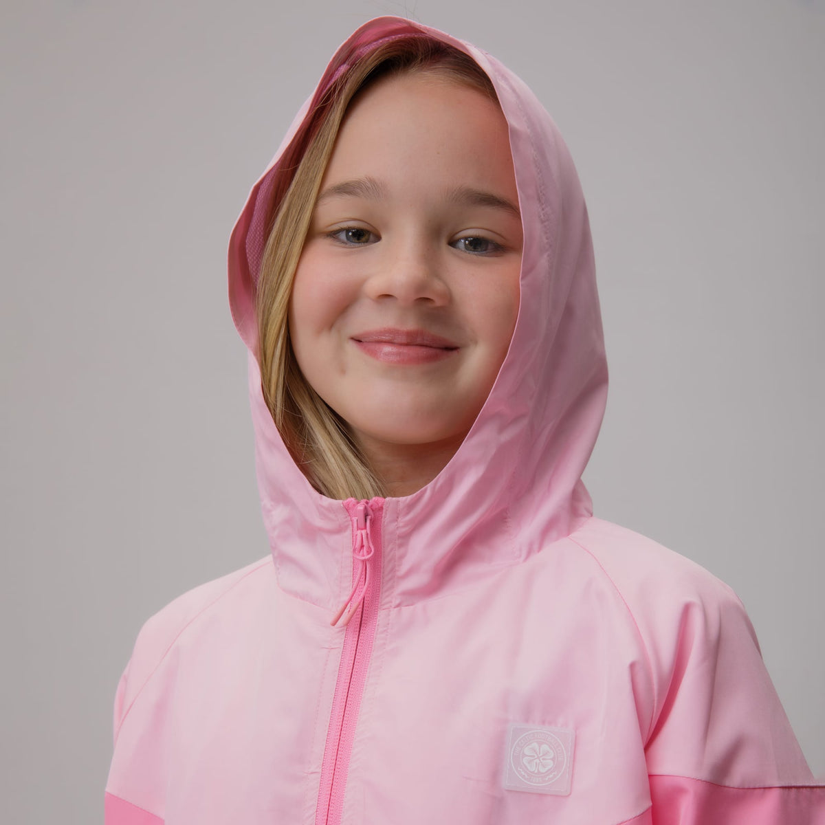 Celtic Junior Jacket Pink Windbreaker Jacket