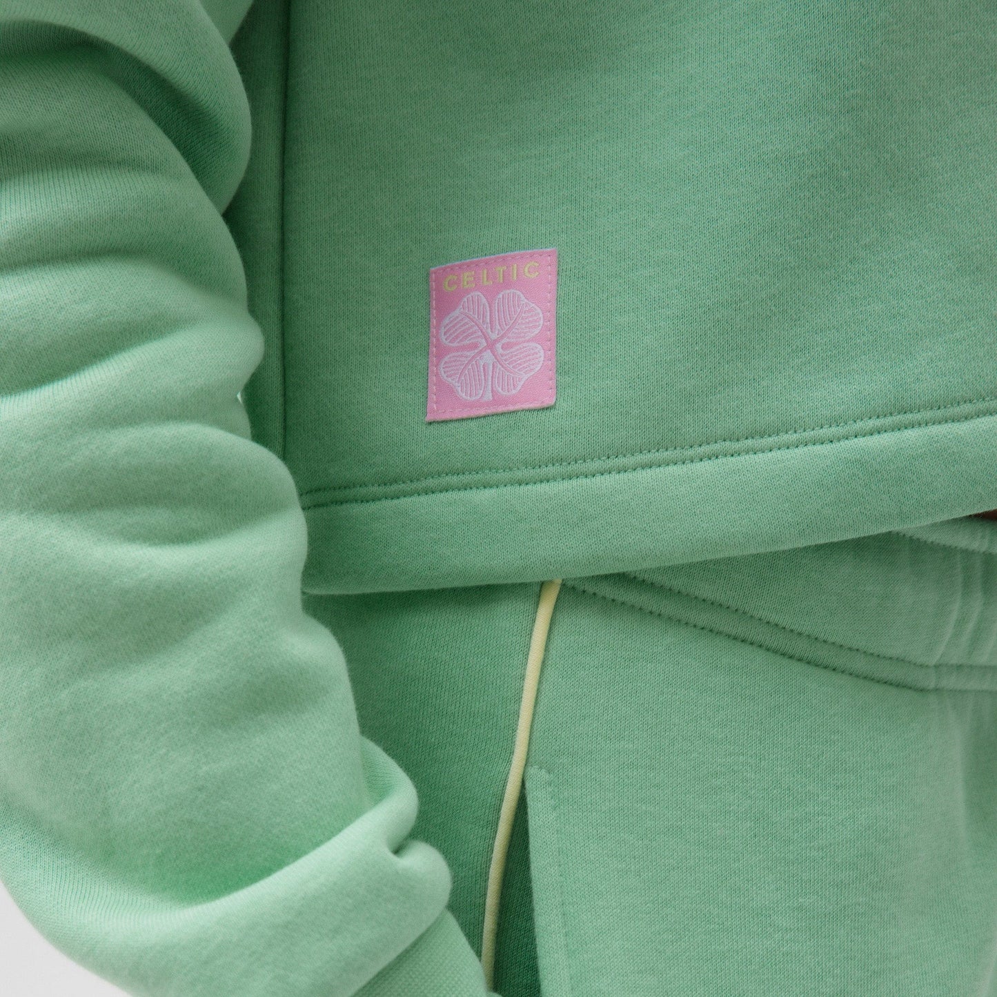 Celtic Junior Paradise Print Green Hoodie