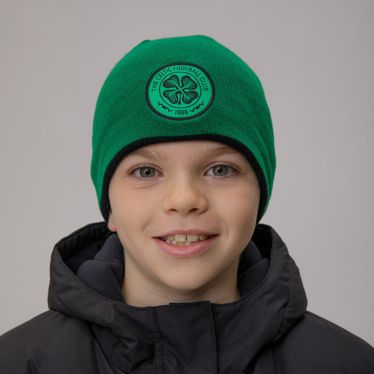 Celtic Junior Reversible Beanie