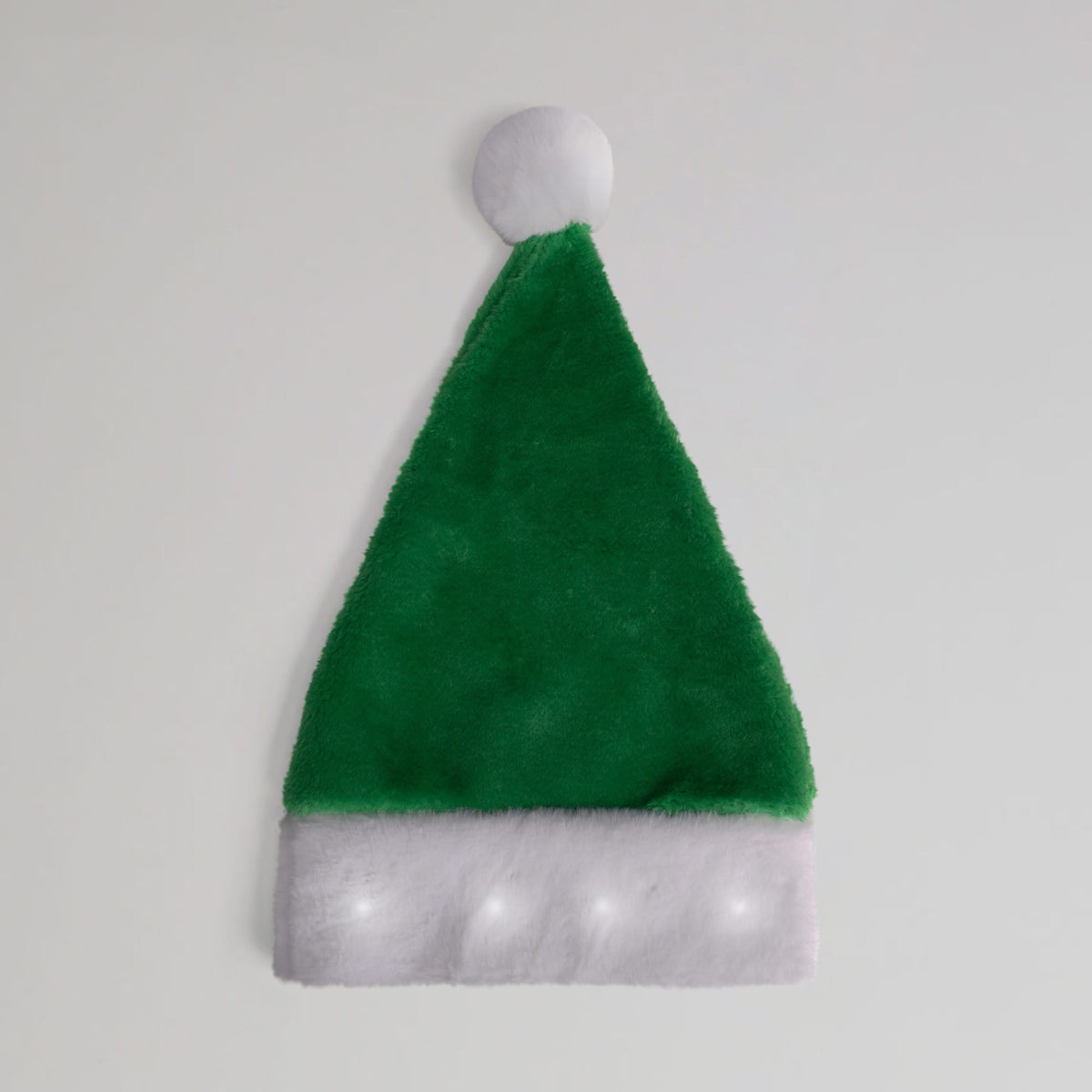 Celtic Light Up Green Santa Hat