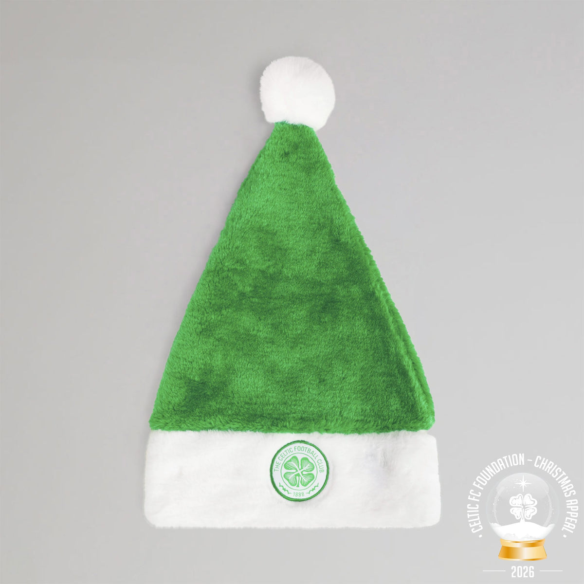 Celtic Light Up Green Santa Hat