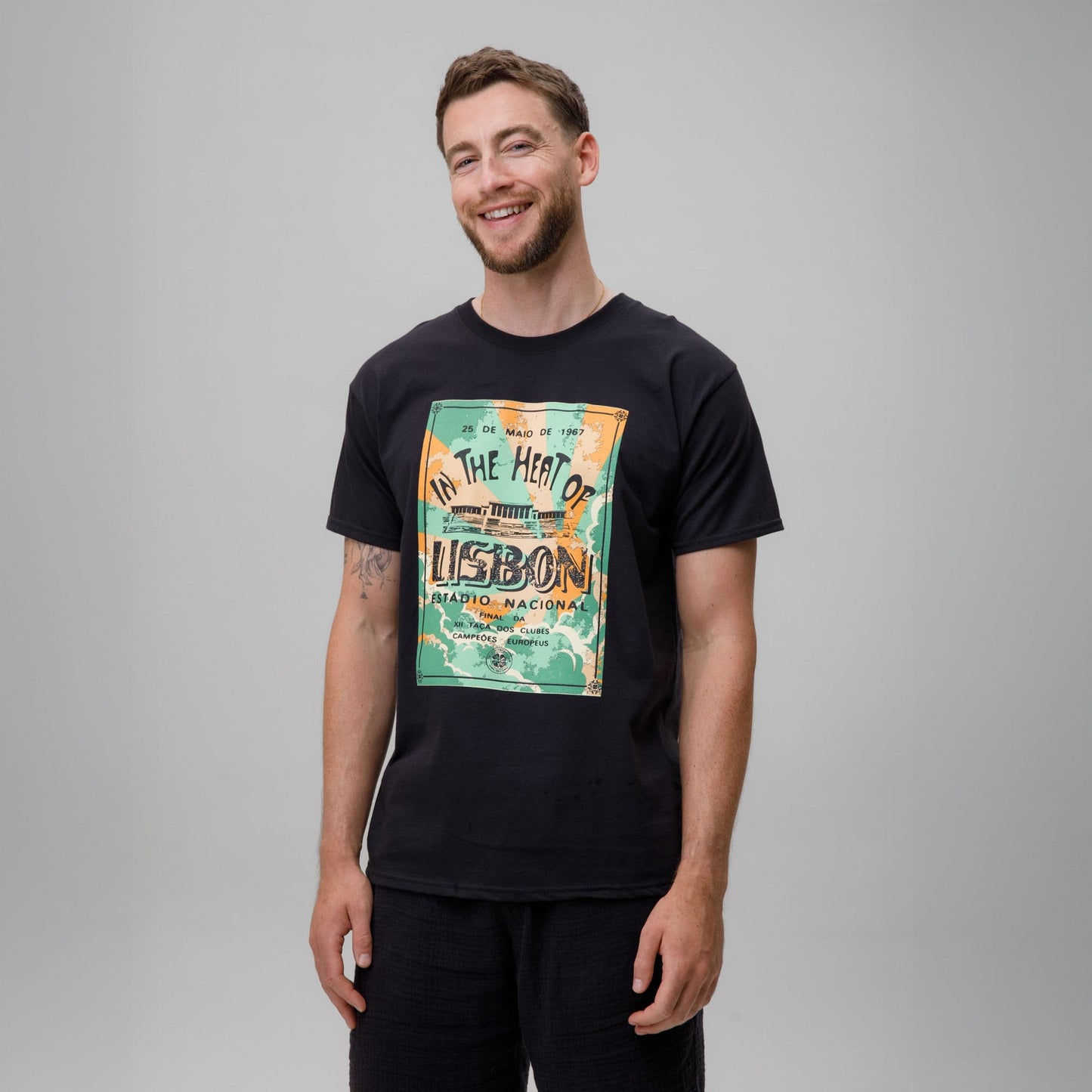 Celtic Lisbon Men's In The Heat Of Lisbon Black T-Shirt