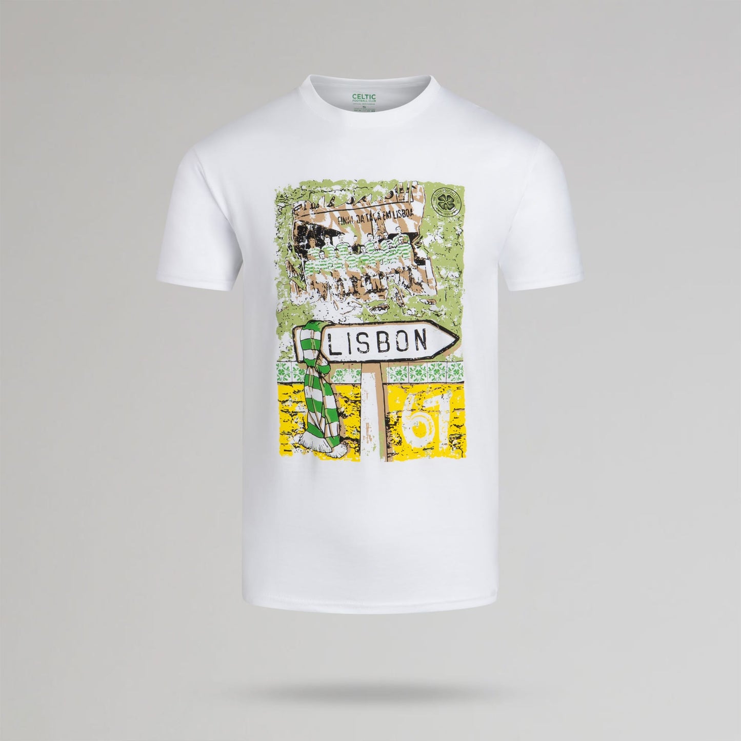 Celtic Lisbon Men's Sign White T-Shirt