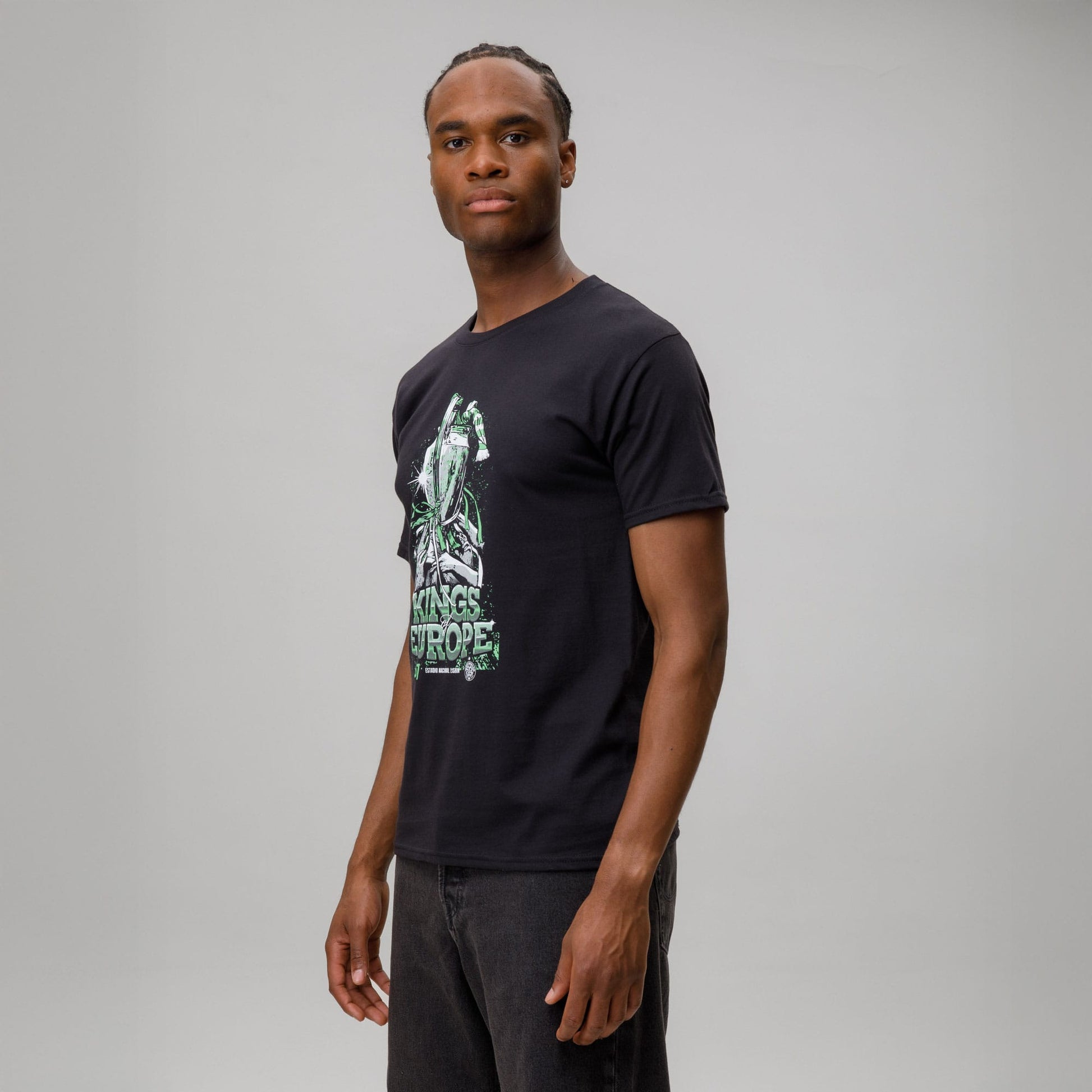 Celtic Lisbon Men's Trophy Black T-Shirt