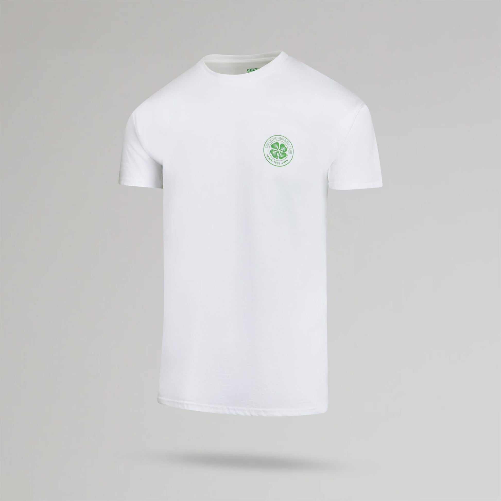 Celtic Lisbon Newspaper White T-Shirt