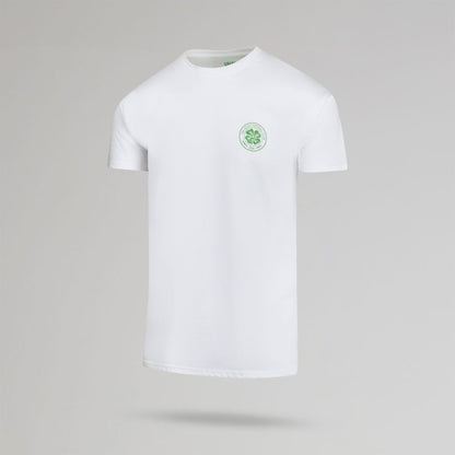 Celtic Lisbon Newspaper White T-Shirt