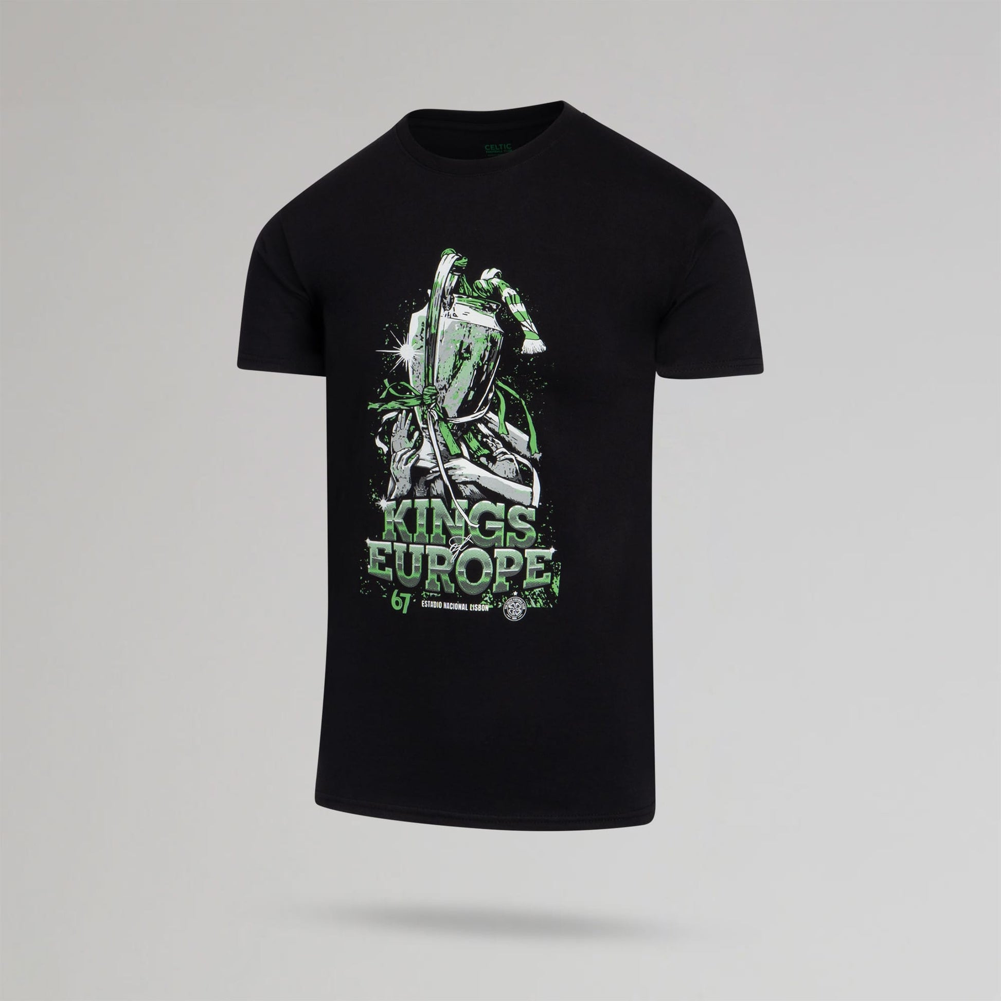 Celtic Lisbon Trophy Black T-Shirt