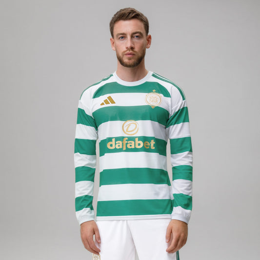 Celtic Men's 2026/27 Home Shirt with Long Sleeves